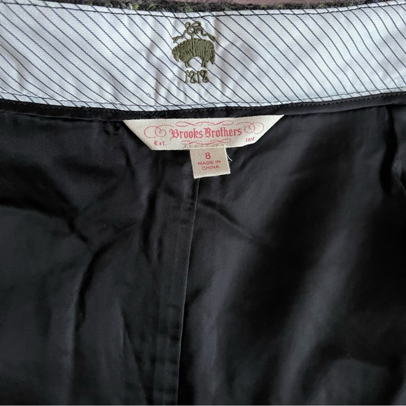 Brooks Brothers Tweed Wool Blend A-Line Skirt, Size 8 - Picture 6 of 9